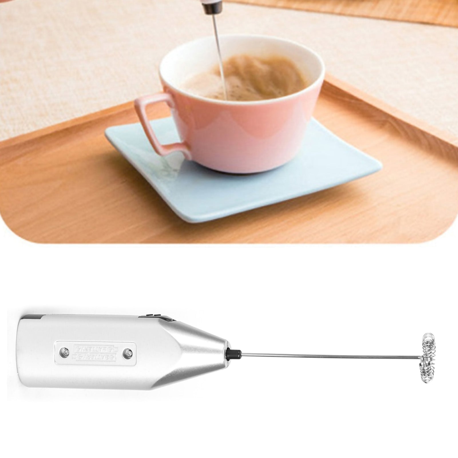 Handheld Electric Eggbeater Coffee Milk Frother Mixer Blender Household Kitchen Tools